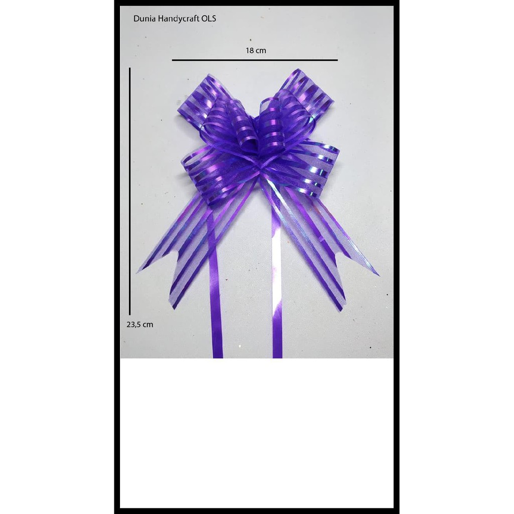 

PITA TARIK ORGANDI BESAR RIBBON HIASAN KOTAK KADO SOUVENIR DEKORASI