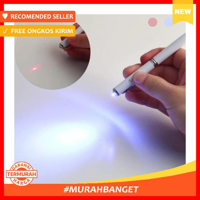 

Pulpen - Stylus 4 In 1 Ballpoint Laser Pointer - Alat Tulis