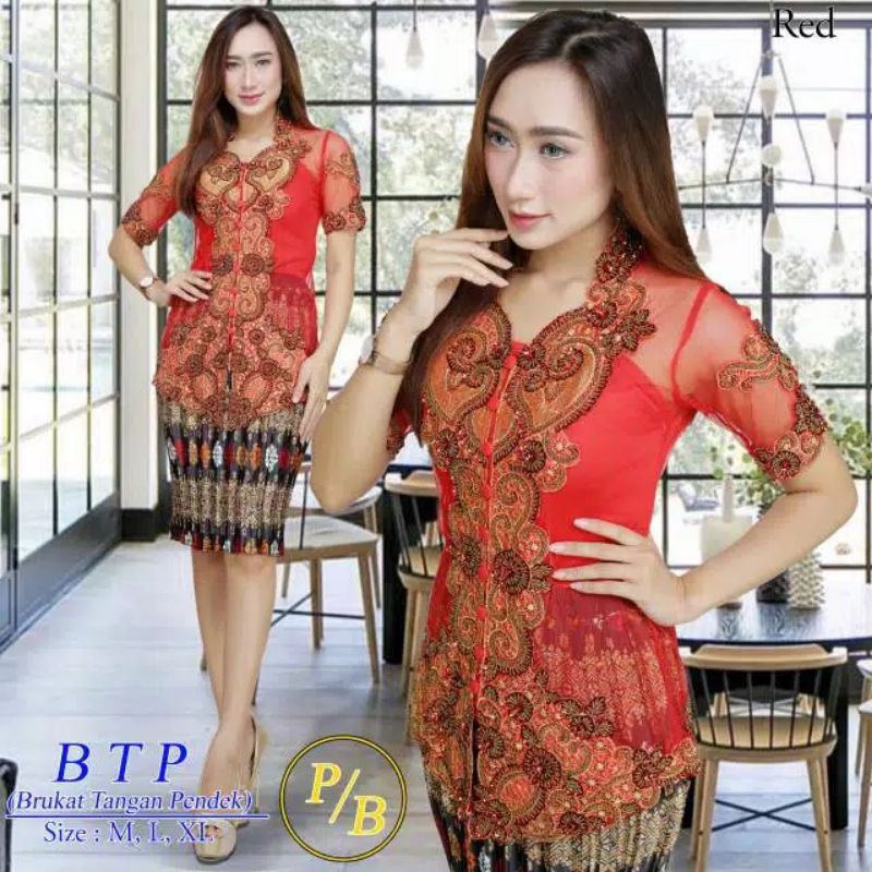 KEBAYA PAYET BORDIR/REAL PICT /KEBAYA PAYET PENDEK