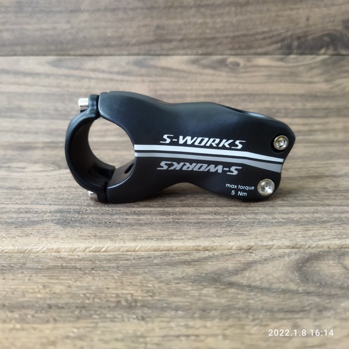 Stem S-Works Specialized Carbon 70 mm 17 Derajat - RB MTB Sworks Putih