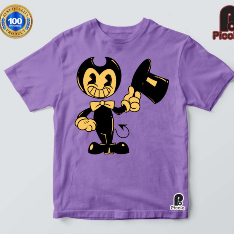 Kaos anak anak  bendy bahan premium