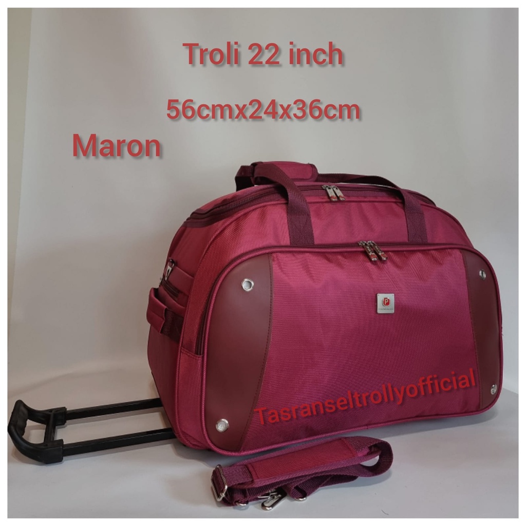 Tas Pakaian Troli Polo Interclub 56cmx24x36cm ukuran medium original