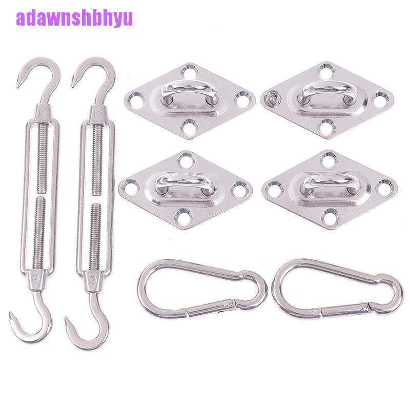 Kit Perangkat Keras Anti Karat Bentuk Persegi Panjang Bahan Stainless Steel Ukuran 6 inch Untuk Layar