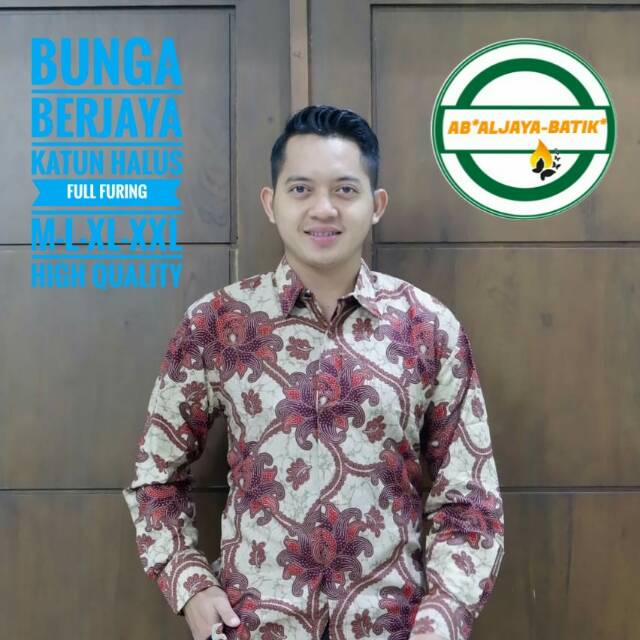 BATIK KATUN HALUS BUNGA BERJAYA ALJAYA BATIK