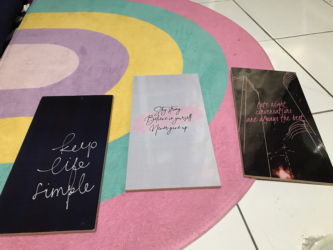 Hiasan Dinding Kata Poster Kayu Quotes Cafe Vintage Wall Decor Ruangan Dekorasi Rumah Quotes Mk110