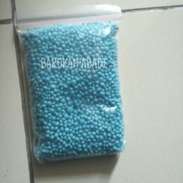 ( Isi 50 Grm ) Pupuk NPK MUTIARA 16-16-16  biru meroke kemasan repack