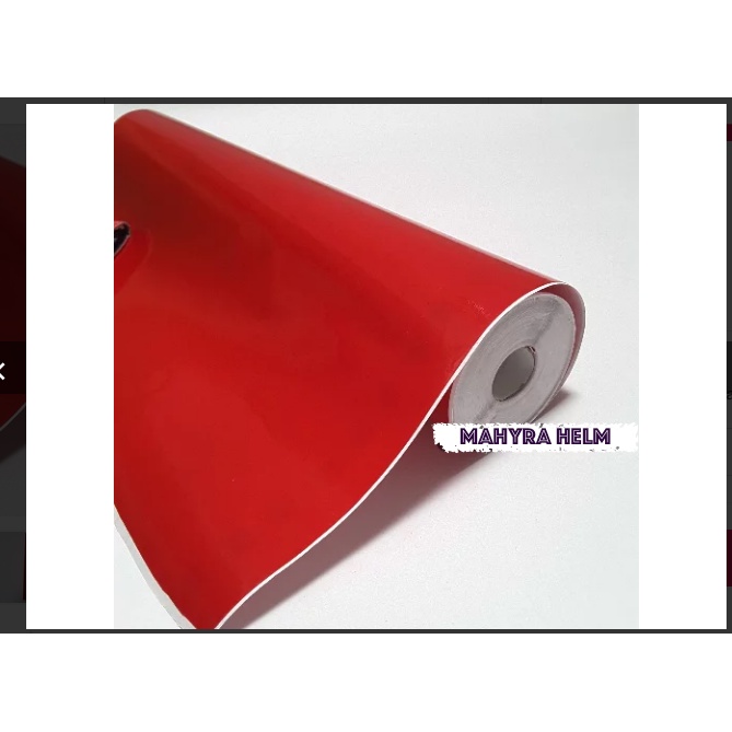 Skotlet Motor Mobil Stiker Warna Merah Mengkilap Scotlite Motor Mobil Sticker Red Glossy 100x45 Cm