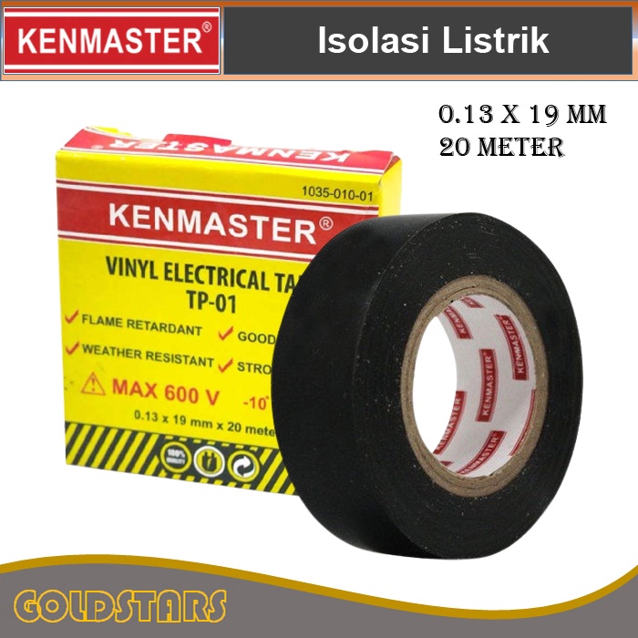 Isolasi Listrik Kenmaster Isolasi Kabel Listrik 20 meter tp-01