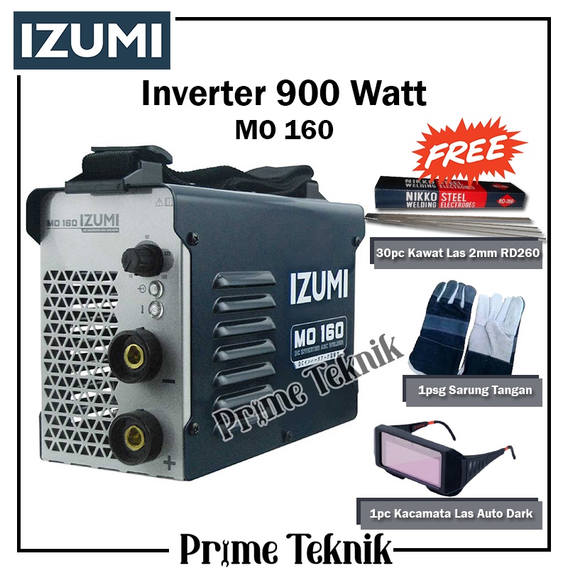 Inverter MO 160 Izumi Mesin Travo Las Listrik MMA 900 Watt 160A