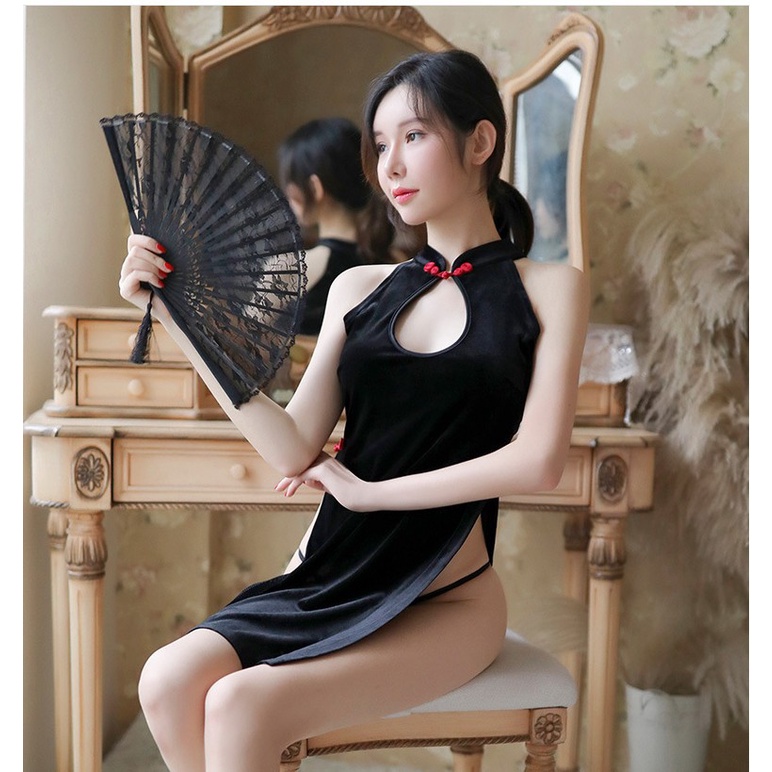 LI-145 lingerie pakaian dalam wanita cheongsam baju cina cosplay ninja