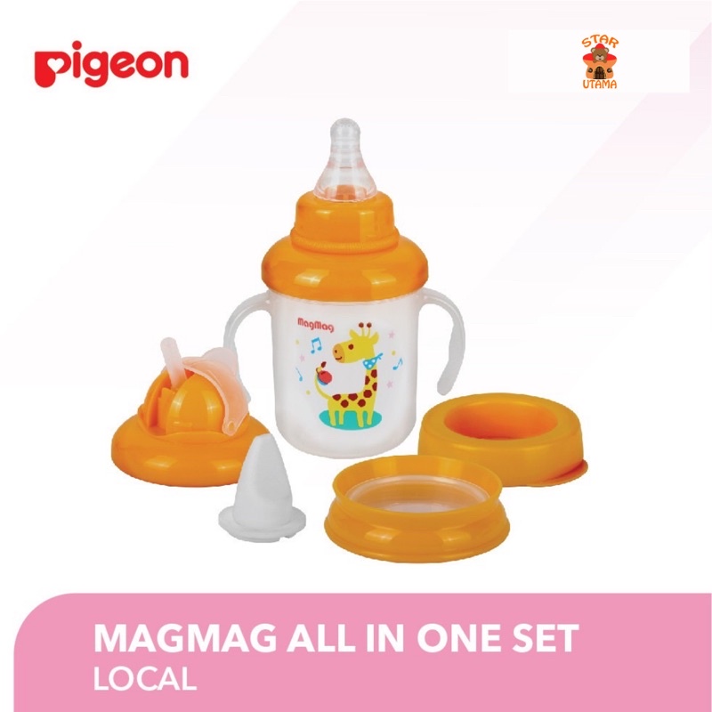 Pigeon MagMag Step 1 2 3 4 ALL IN ONE SET Training Cup MagMag / Pigeon Mag Mag Makassar