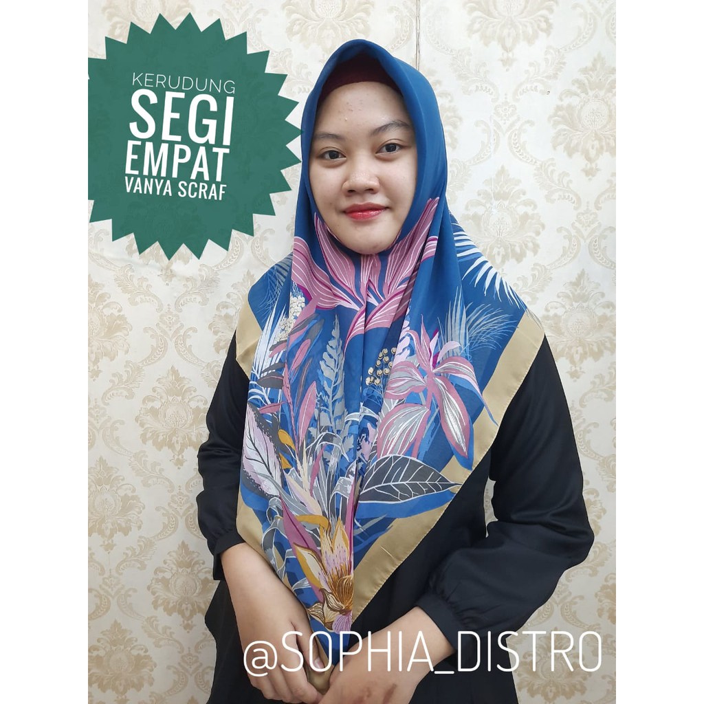 Kerudung Segiempat Zoya Vanya Scarf