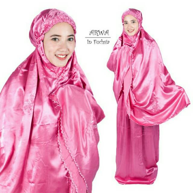 Mukena Silky bordir Arwa