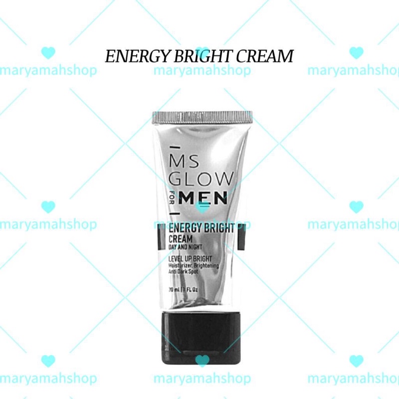 Energy bright cream / cream wajah pria / cream wajah
