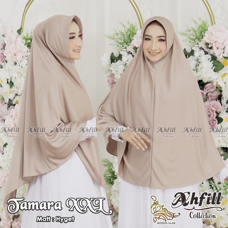TAMARA XXL ORI Ahfill Hijab Collection Instan Jumbo Hyget Super Premium Jilbab Kerudung Syari Bergo 
