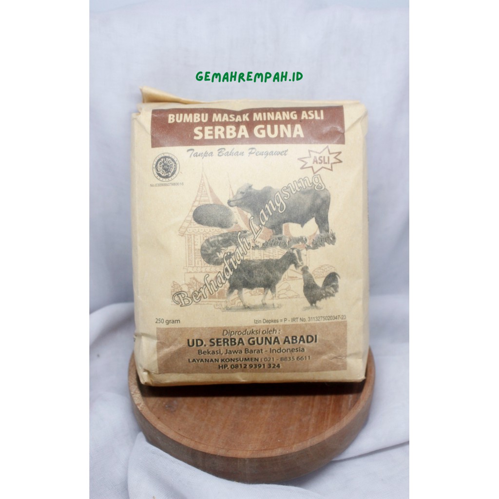 

Bumbu Masak Minang / Bumbu Gulai Serba Guna 250gr