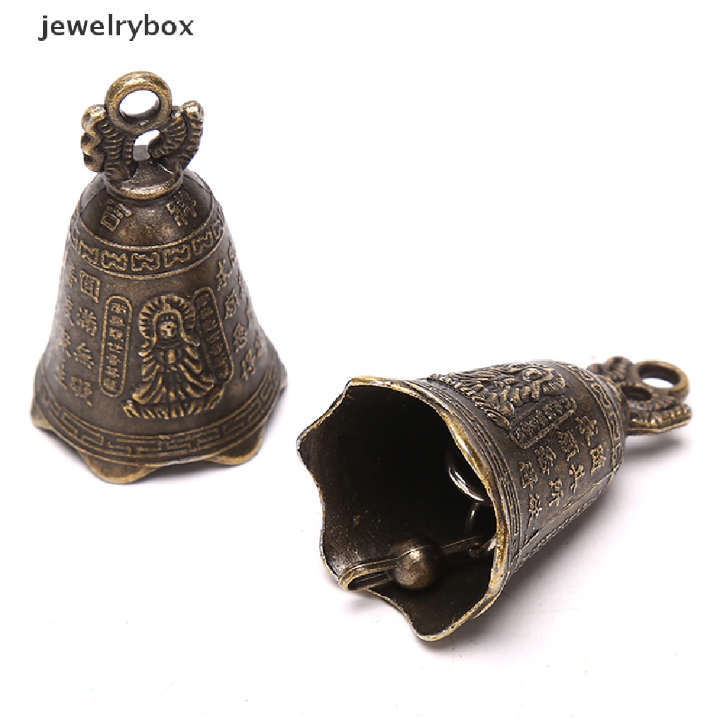 (jewelrybox) Lonceng Angin Mini Motif Ukir Buddha Guanyin Untuk Dekorasi DIY