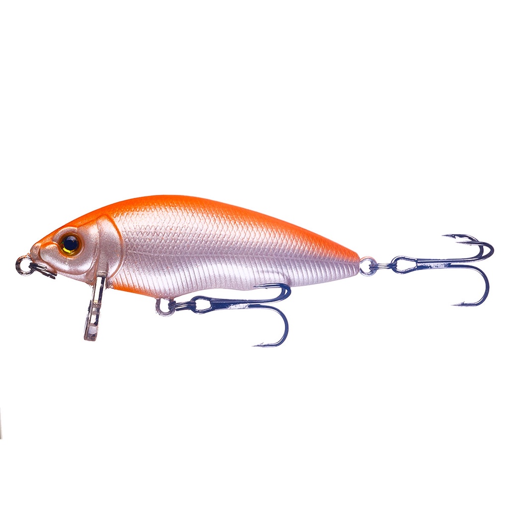 Hengjia 1pc Umpan Pancing Minnow Plastic Fish Lure Fishing Bait Hard Bait Bentuk Ikan Kecil Imitasi Ukuran 7cm / 8.4g