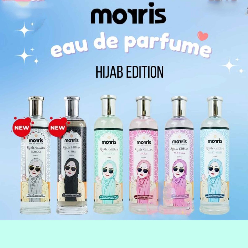 Parfum Eau De Parfum *Morris Hijab Edition * Minyak Wangi Botol * 110ml