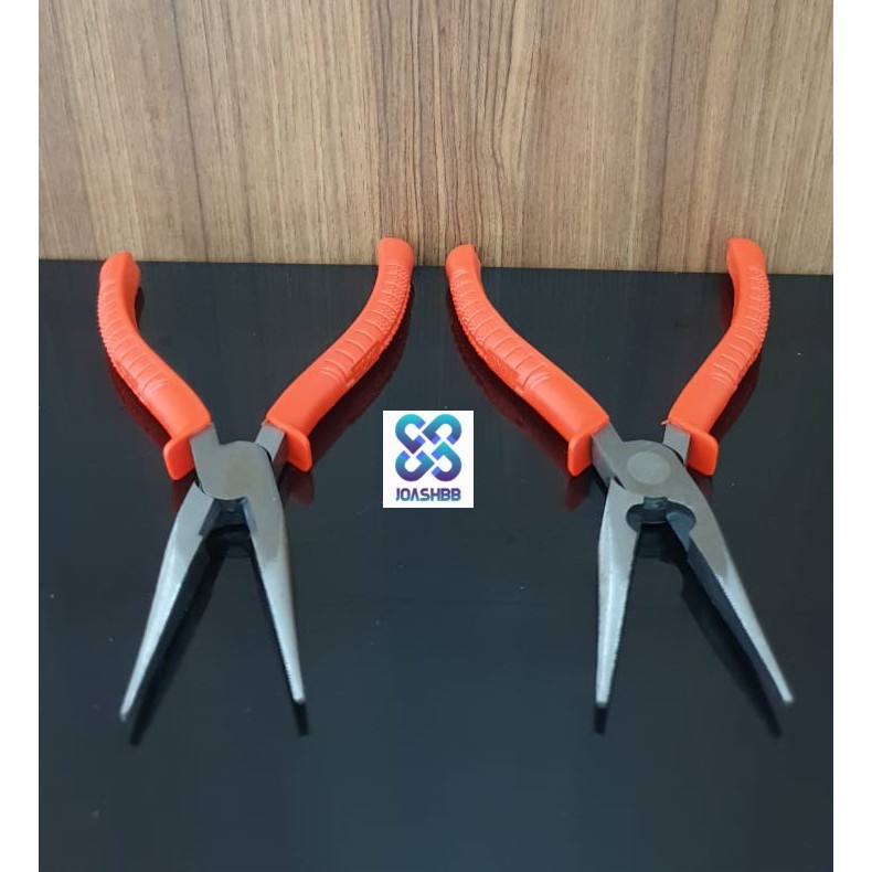 Tang Lancip, Potong, Kombinasi karet 6&quot; / Long Nose Plier / Cutting Pliers