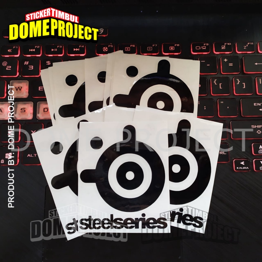 Stiker Cutting STEEL SERIES STIKER CUTTING SATUAN IMPORT AKSESORIES KOMPUTER GAMING