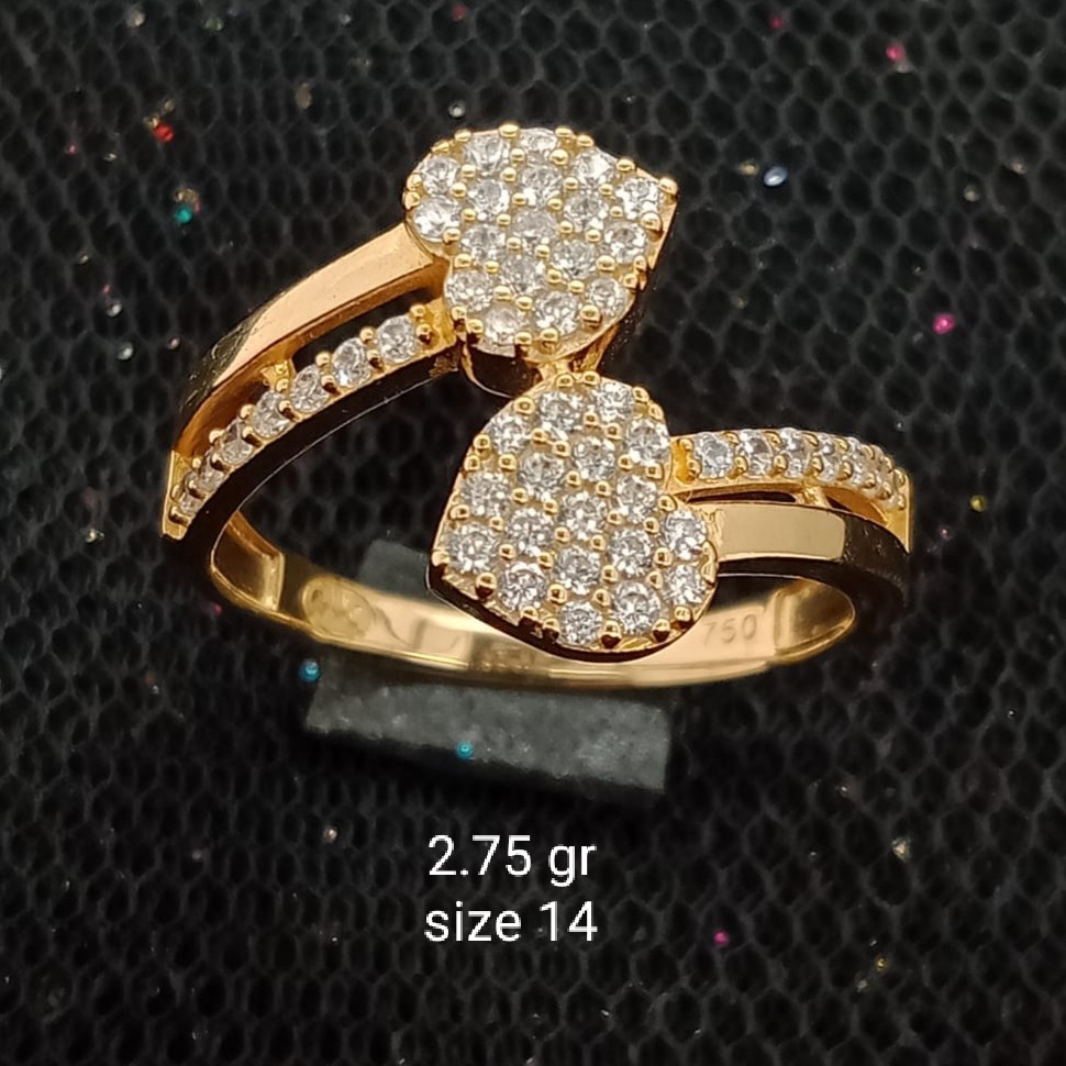 Cincin Emas 17 K - 2.75 gr Kadar 750 - 3462