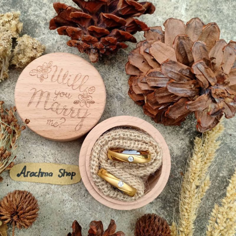 Cincin couple titanium / cincin nikahan / cincin lamaran