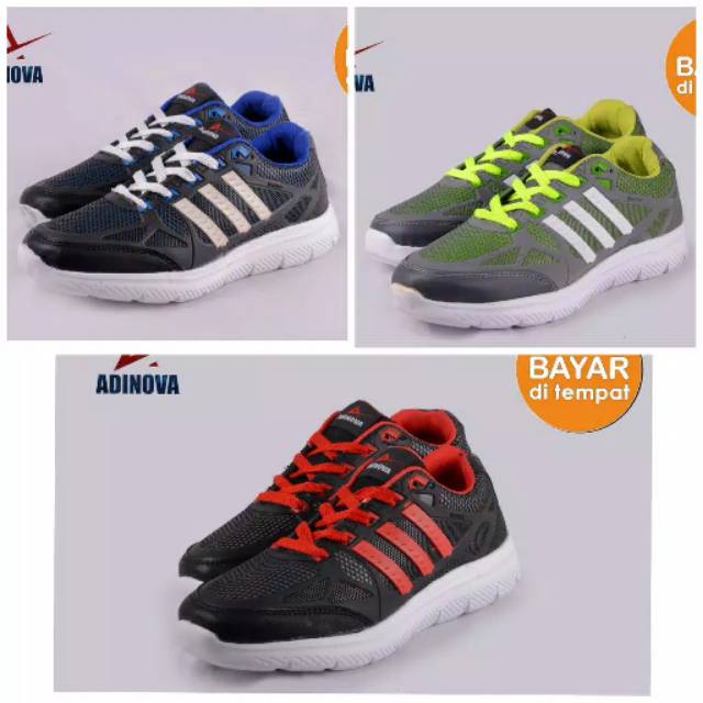 Sepatu 3D adinova/sepatu olahraga cowok/sepatu snekers cowok