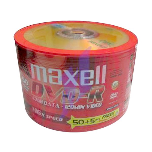 DVD Kosong MAXCEL Maxcell Kosong Buat Burning Kaset Kosong DVD R DVDR 4,7 GB