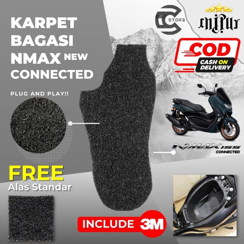 Karpet Bagasi NMAX 2021 / Karpet Mie NMAX 2021 / Bordes NMAX 2021 / Alas bagasi Nmax new / Storage
