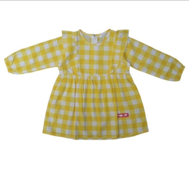 GAMIS BAYI KOTAK KOTAK / TUNIK BAYI LUCU