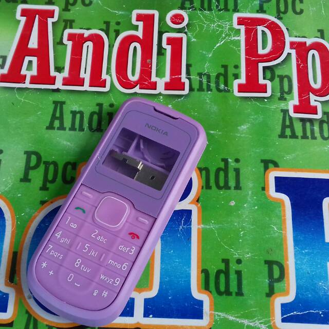 Casing Nokia 1202 1203 Full set transparan doff