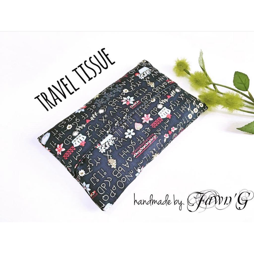Fawn'G Handmade - Travel Tissue Cover Slim Pouch Non Zipper