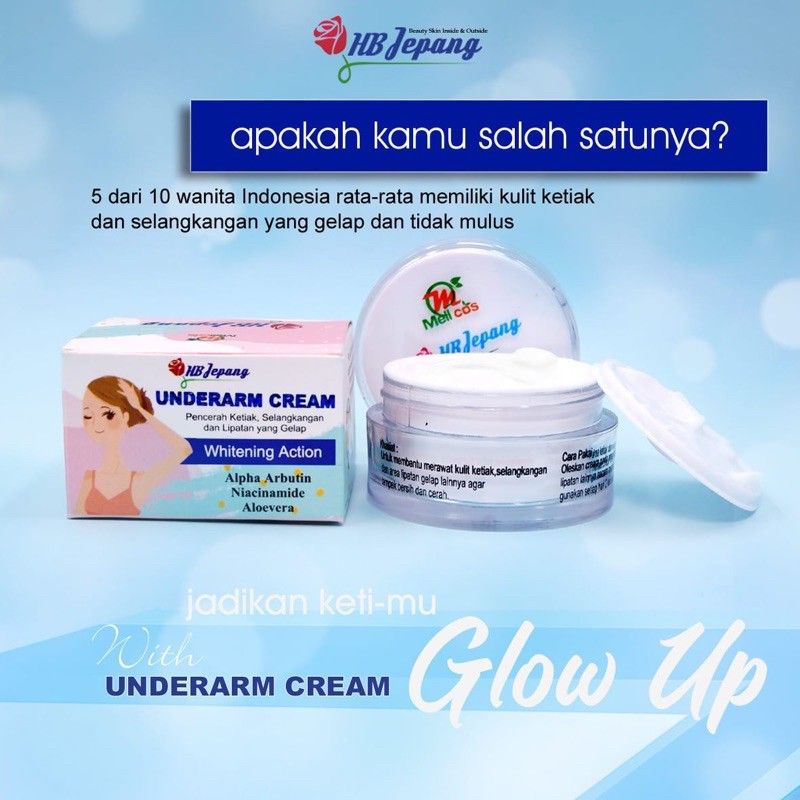 HB JEPANG UNDERARM BPOM /Pemutih Ketiak/Pemutih Selangkangan