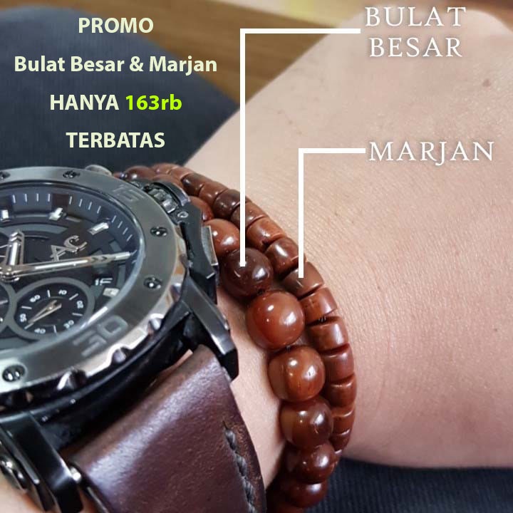 GARANSI SELAMANYA Gelang Koka Original Asli Kaukah Gelang Kayu BENUKOKKA-PROMO BB + Marjan