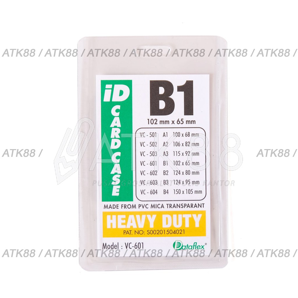 

Plastik ID Card / Card Case B1 Bahan Bening & Tebal