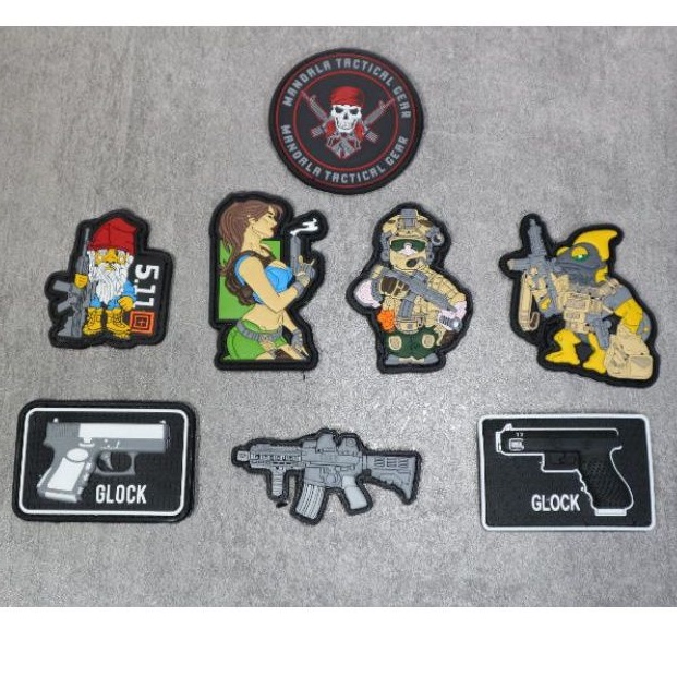 Patch Tactical karakter / Rubber patch / warior patch rubber / patch 3D
