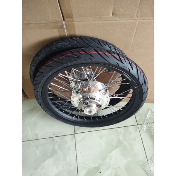 velg paketan Honda Verza/Megapro old ring 17 x160/140 plus ban