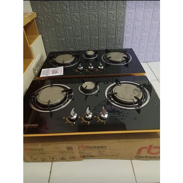 TerlarisRB Infrared Stove Kompor Gas 3 Tungku dan 2 tungku