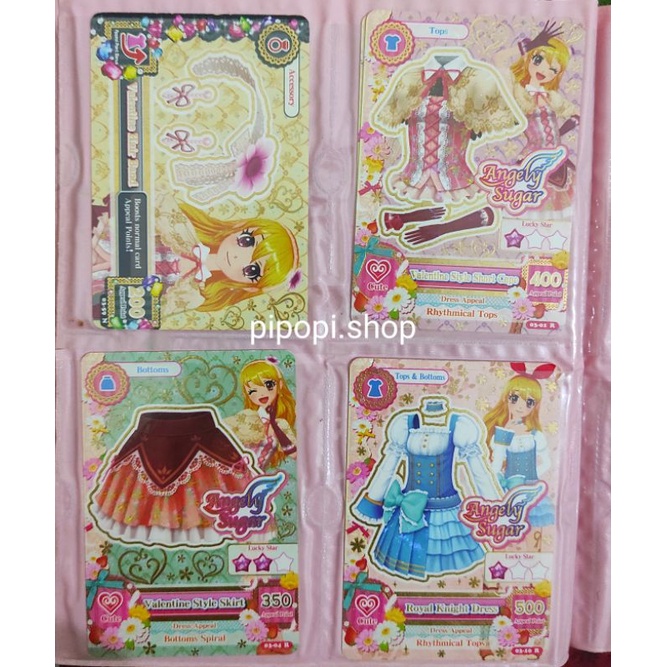 Aikatsu Card | Kartu Aikatsu Angely Sugar Aurora Fantasy Ichigo Sakura
