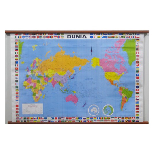 PETA DUNIA (BINGKAI)