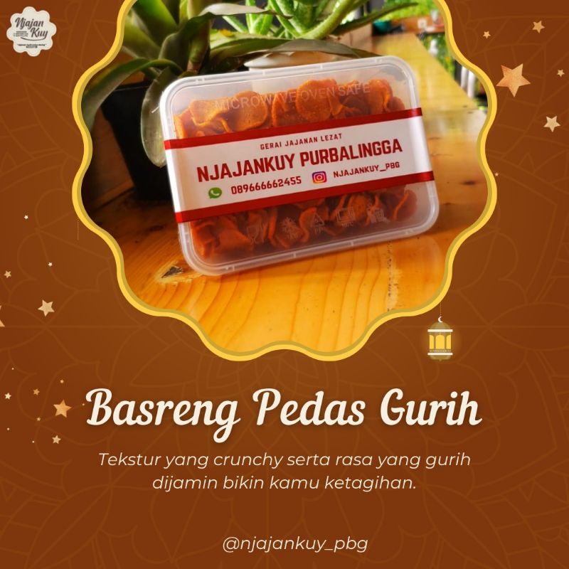 

Basreng Pedas Gurih Box