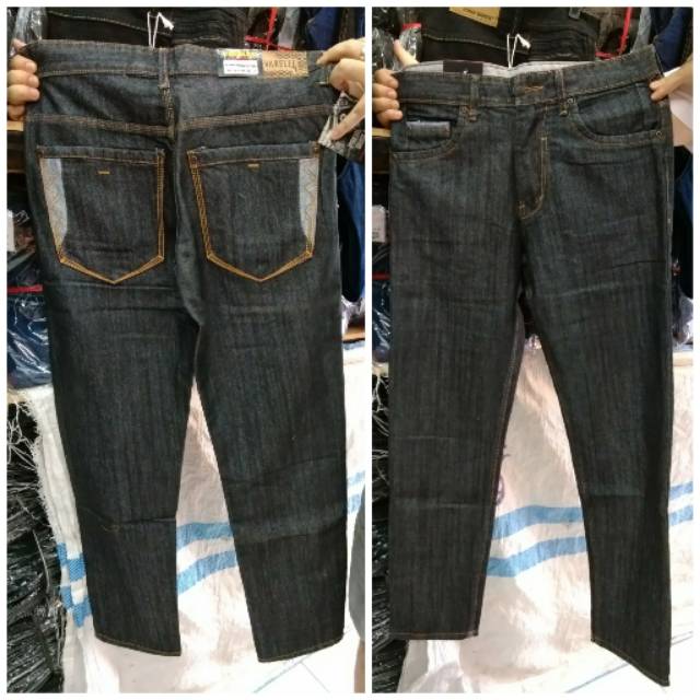 Celana jeans panjang pria besar Varelee murah dan bagus