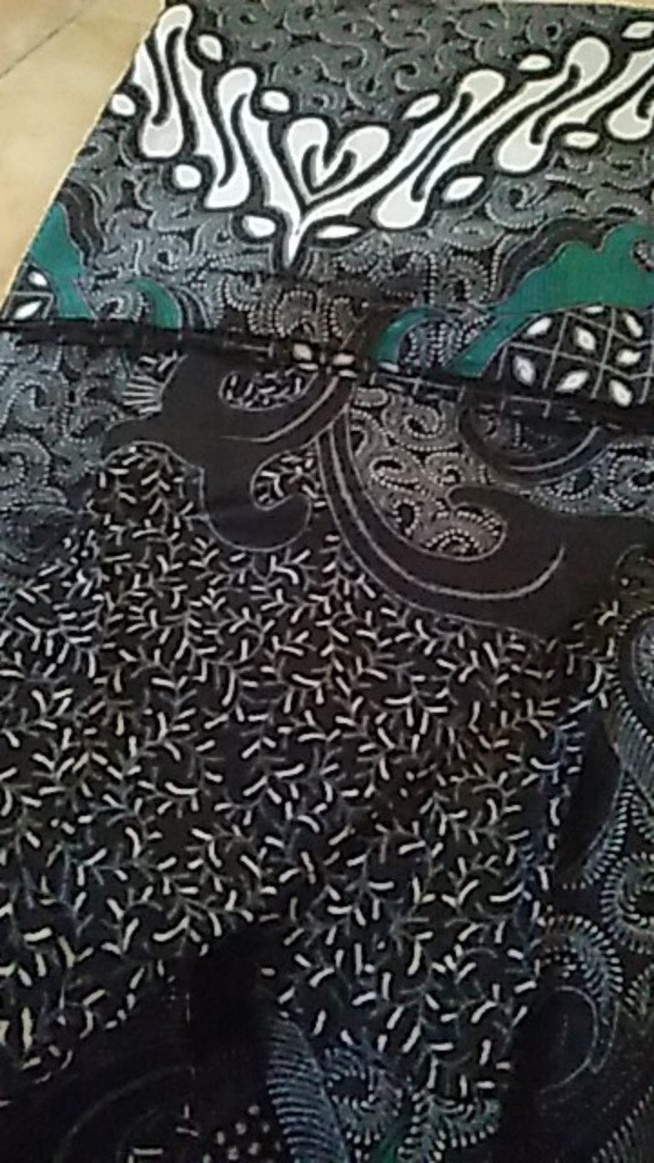 Batik Couple Keluarga Sania Ruffle Ori Ndoro Jowi Termurah Motif Dimensi Abu