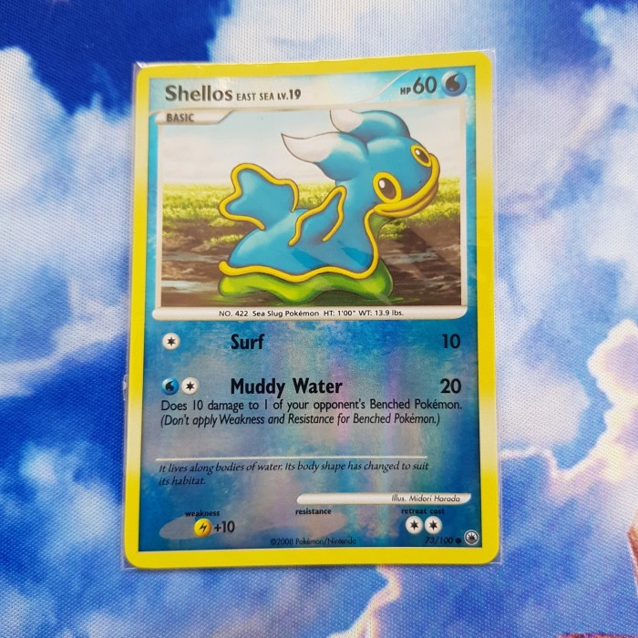 POKEMON SHELLOS EAST SEA MAJESTIC DAWN REVERSE FOIL