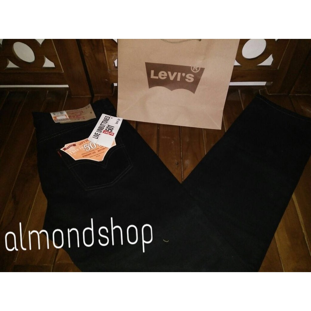 SPECIAL Celana Original Levis 501 Hitam Pekat Impor USA / Grosir Celana TERLARIS