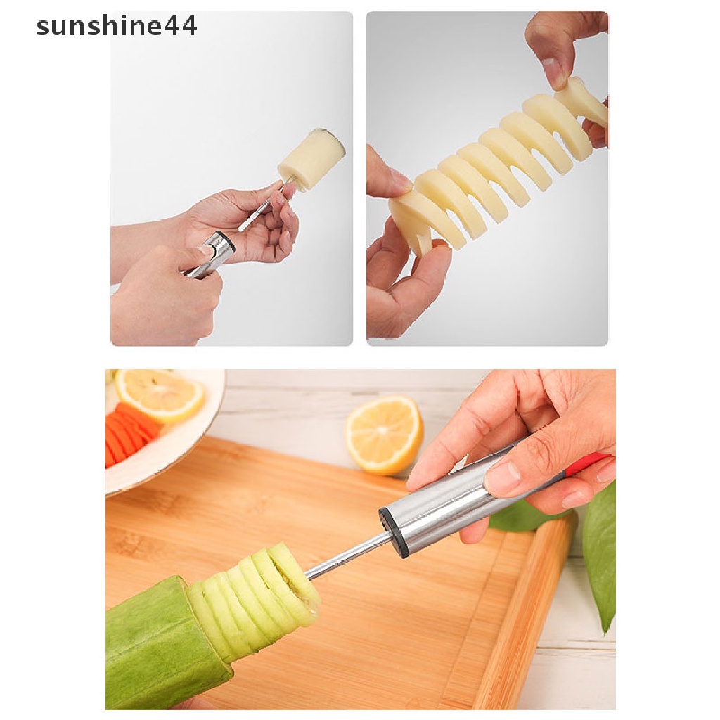 Sunshine Alat Pelubang Inti Buah / Sayuran Dengan Gagang Ergonomis Anti Slip