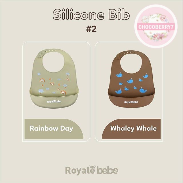 Royale Bebe Bib Bayi Celemek Bayi - Baby Silicone Bibs RoyaleBebe