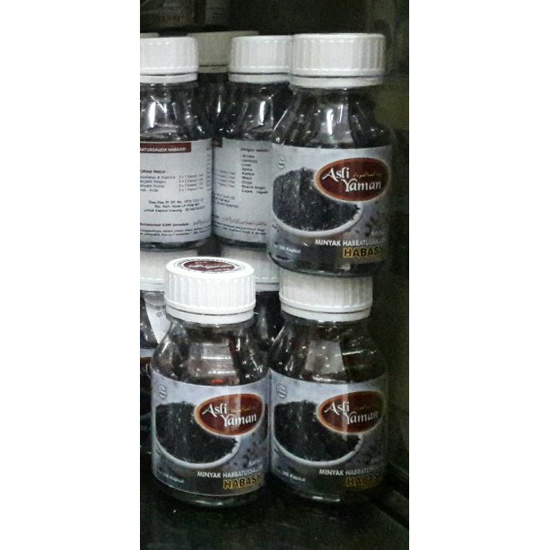Asli Yaman Minyak Habbatussauda Habbasyi isi 200 kapsul