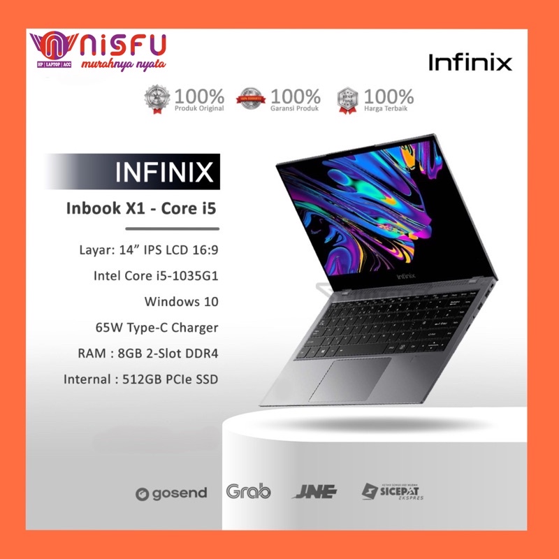 [ NISFU ] LAPTOP MURAH INFINIX CORE i5 X1  8 | 512GB